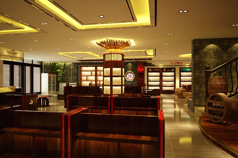 高檔煙酒店裝修效果圖（煙酒店裝修效果圖給你好看）