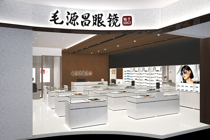 眼鏡店店鋪裝修效果圖(眼鏡店裝修之如何選購店面門窗)
