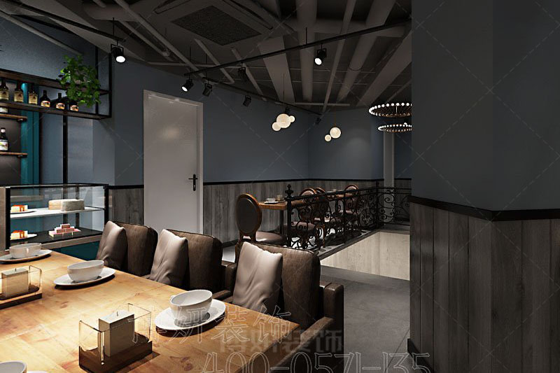 南京休閑咖啡飲品店裝修設計方案效果圖-南京博妍工裝公司