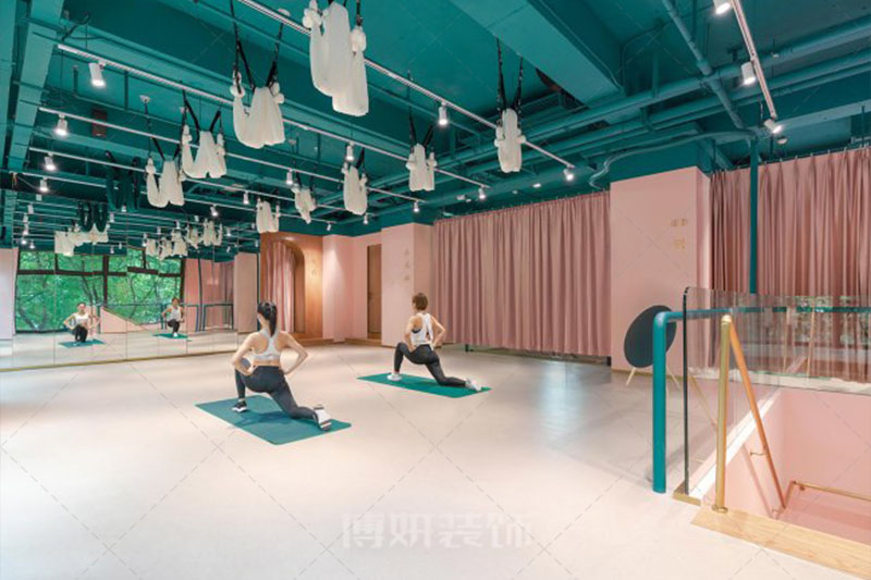 南京概念符號健身房裝修設(shè)計(jì)方案效果圖-南京博妍工裝公司