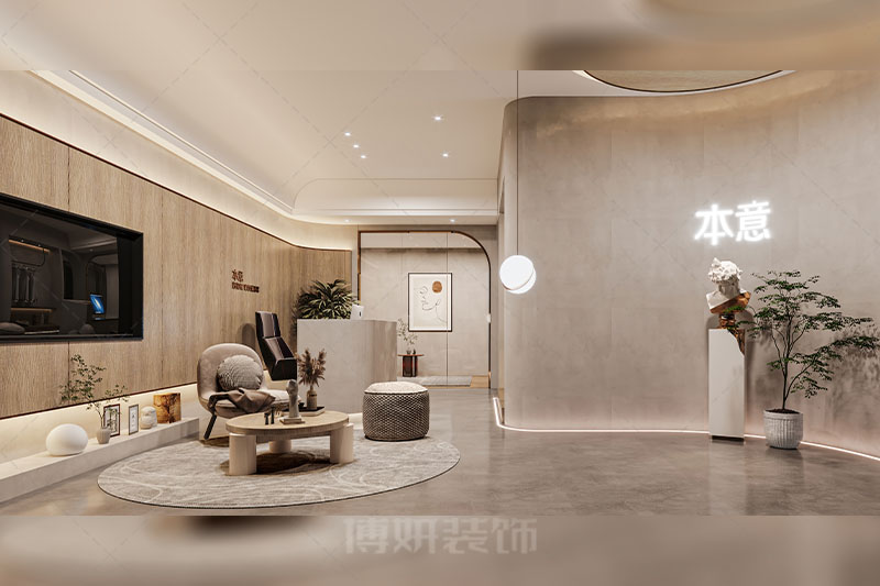 南京詩(shī)情畫(huà)意的瑜伽館裝修設(shè)計(jì)效果圖