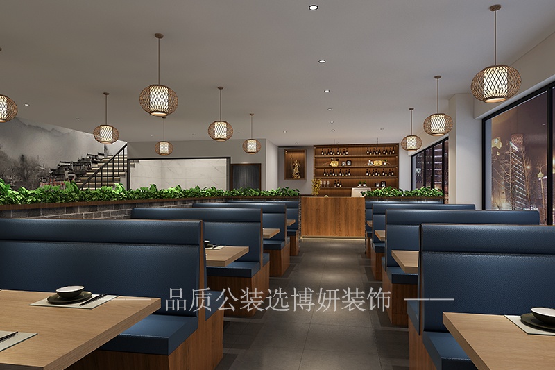 南京餐飲店裝修設(shè)計(jì)效果圖（好的餐飲店裝修設(shè)計(jì)具備哪些特點(diǎn)）