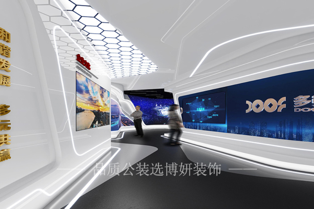 南京企業(yè)展廳裝修設計，合理規(guī)劃與布局