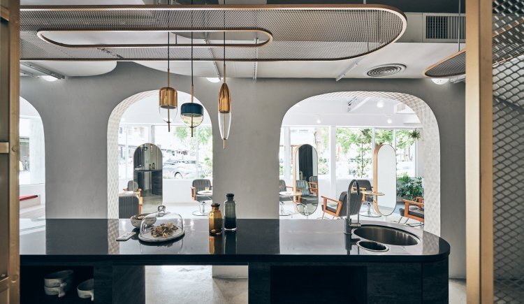 南京理發(fā)店裝修,南京理發(fā)店裝潢設計,南京理發(fā)店裝修效果圖,南京裝修公司