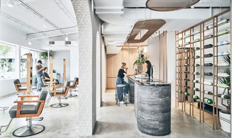 南京理發(fā)店裝修,南京理發(fā)店裝潢設計,南京理發(fā)店裝修效果圖,南京裝修公司