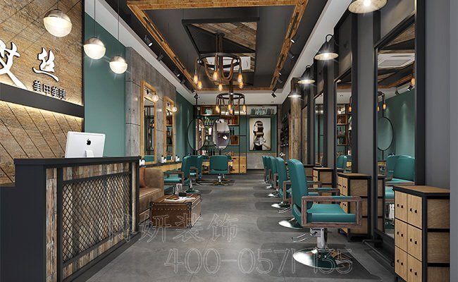 南京理發(fā)店裝修,南京理發(fā)店裝潢設計,南京理發(fā)店裝修效果圖,南京裝修公司