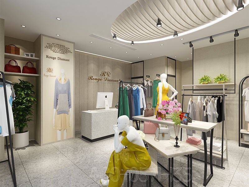 南京女裝店裝修,南京女裝店裝潢設(shè)計(jì),南京女裝店裝修效果圖,南京裝修公司