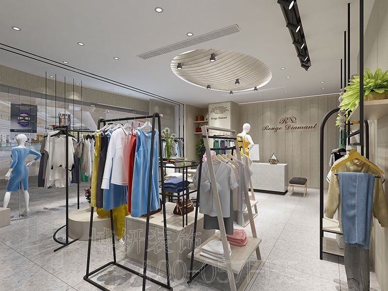 南京女裝店裝修,南京女裝店裝潢設(shè)計(jì),南京女裝店裝修效果圖,南京裝修公司