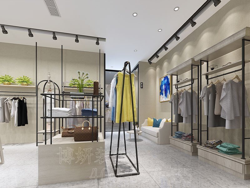 南京女裝店裝修,南京女裝店裝潢設(shè)計(jì),南京女裝店裝修效果圖,南京裝修公司