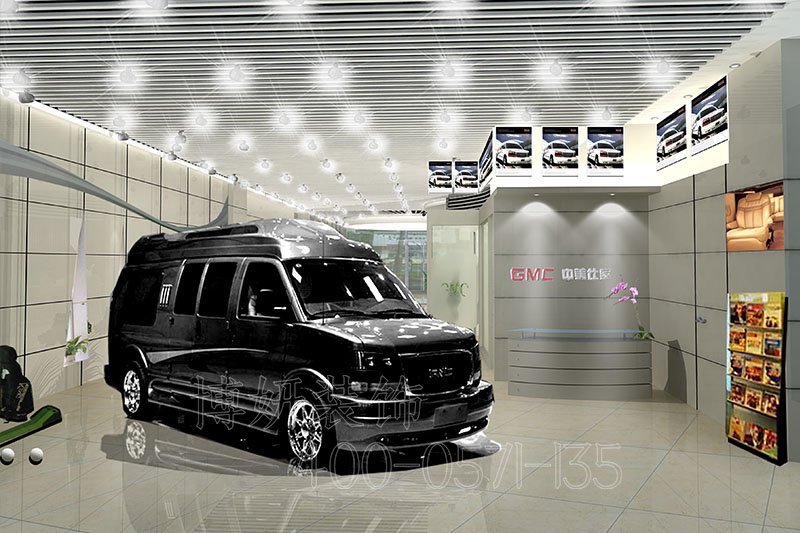南京高級汽車4S店裝修設(shè)計(jì)方案效果圖-南京博妍工裝公司
