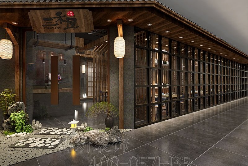 南京日料店鋪裝修三:注重空間層次