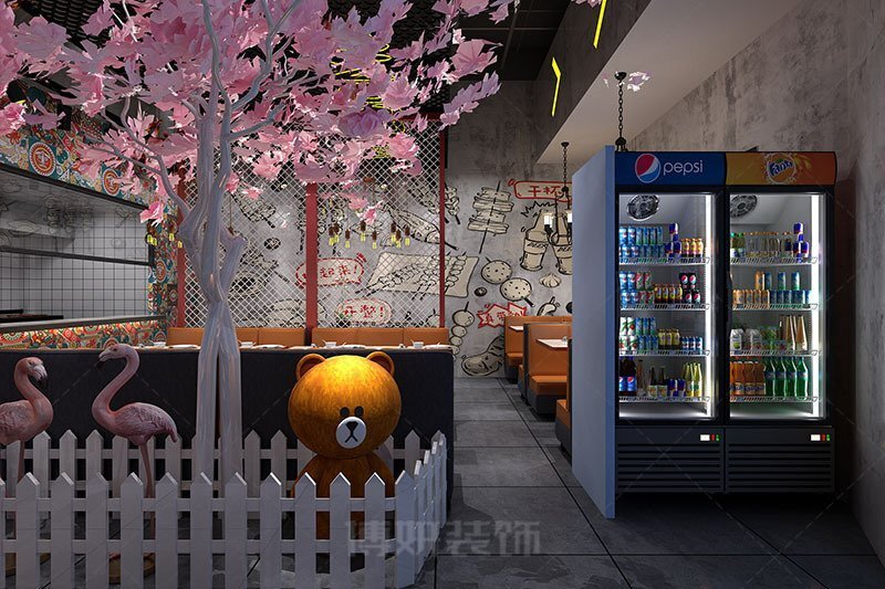  南京小吃店裝修,南京小吃店裝潢設(shè)計(jì),南京小吃店裝修效果圖,南京裝修公司