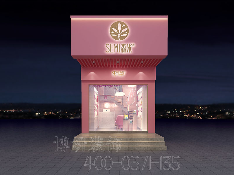 美甲店裝修設(shè)計(jì),美甲店裝修,美甲店裝修案例