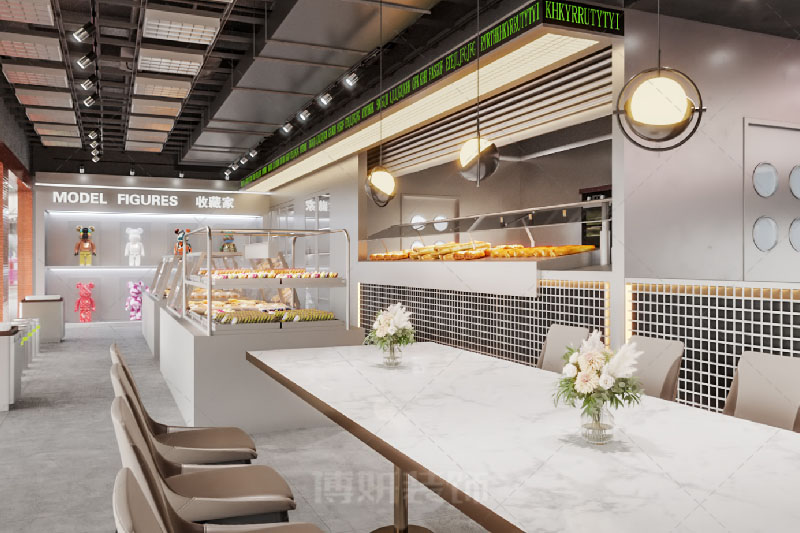 烘焙店裝修案例,烘焙店裝潢設(shè)計(jì)公司,烘焙店裝修效果圖,裝修公司