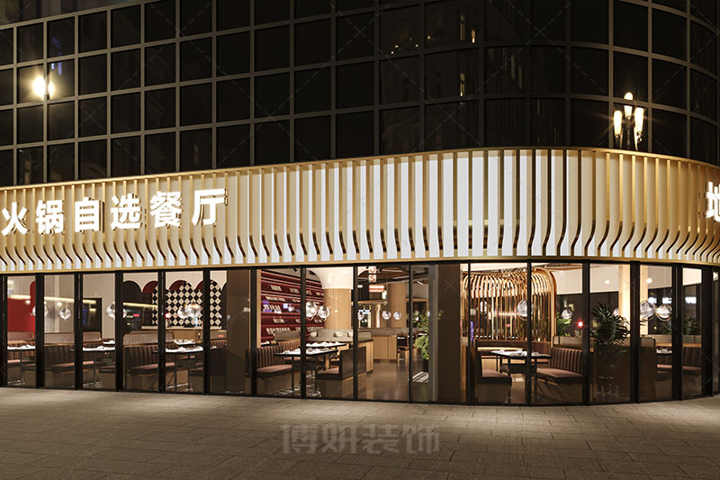 火鍋店裝修案例,火鍋店裝潢設(shè)計公司,火鍋店裝修效果圖,裝修公司