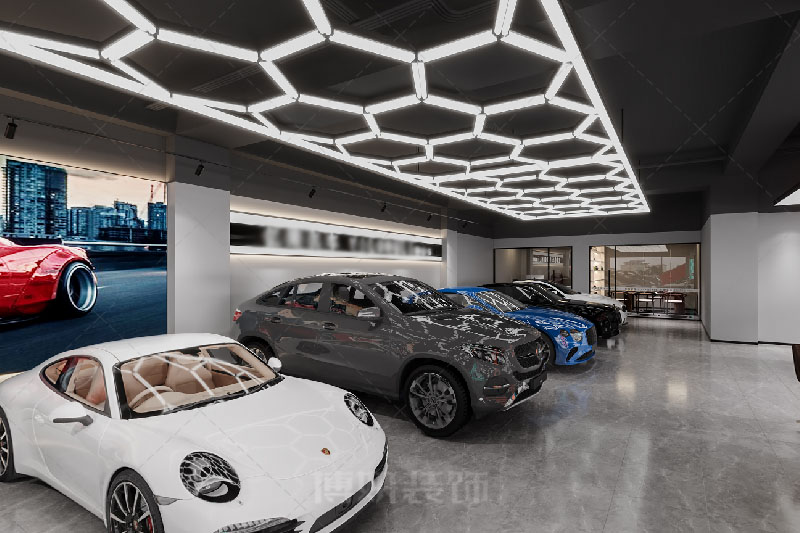 汽車(chē)展廳裝修設(shè)計(jì)-案例效果圖