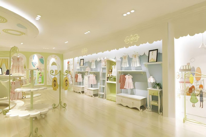 服裝店裝修效果圖(南京裝修公司服裝店裝修新設(shè)計(jì))